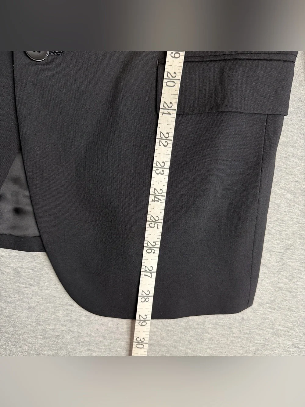 Theory Men Black Chambers Slim-Fit Tuxedo Blazer Suit Jacket Sport Coat Size 40S
